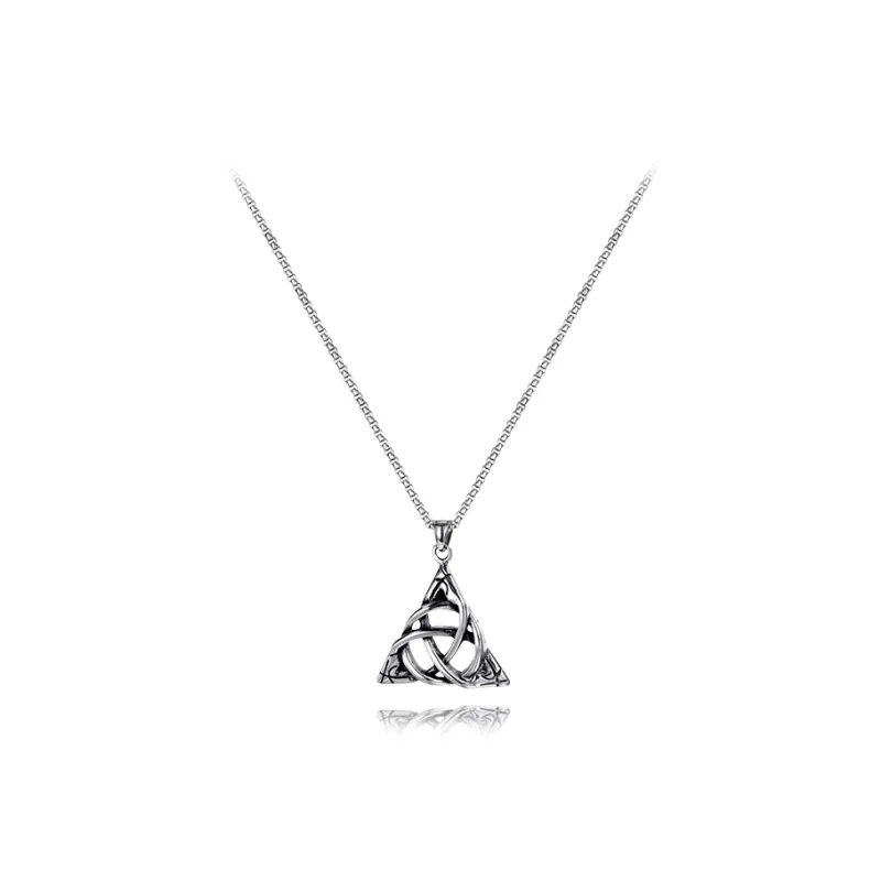 LuluCanaan Titanium Steel Necklaces Men's-0