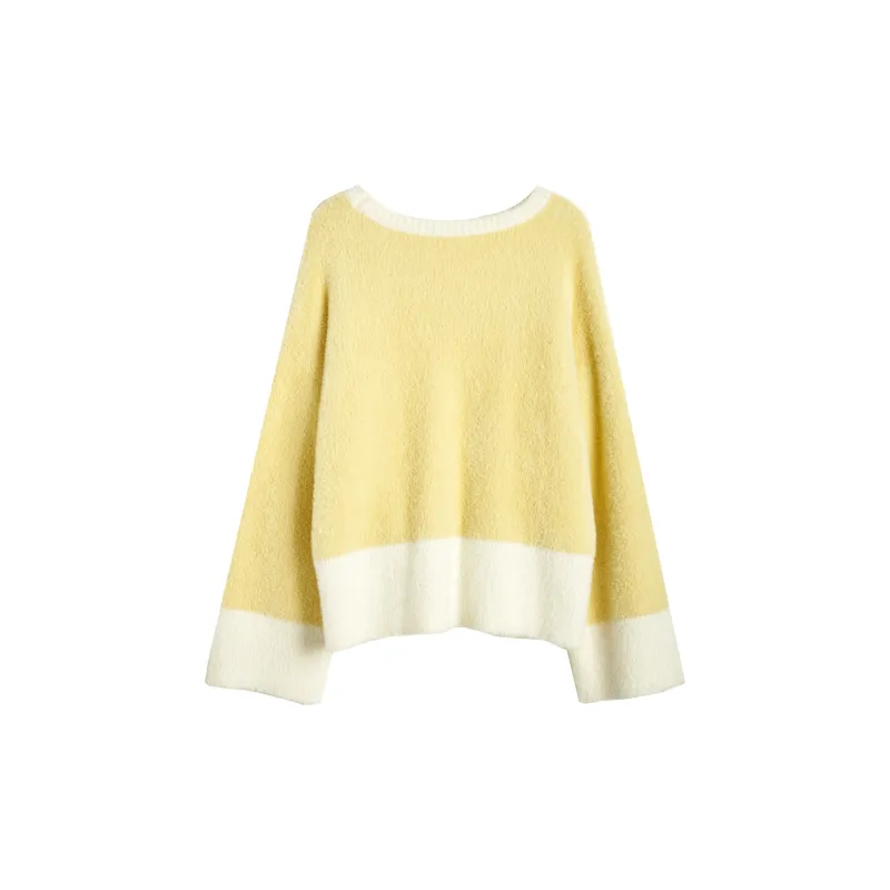 Olrain Sweaters Women's Yellow-1