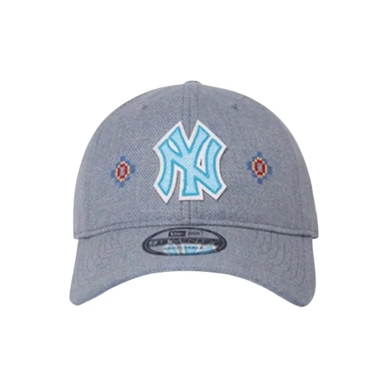 New Era Polyester, Viscose, Acrylic, Polyester, Cotton Baseball Caps Unisex Denim Blue-1