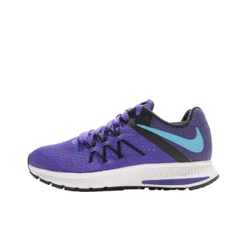 Nike Zoom Winflo 3 Wear resistant And Lightweight Low Top Running Shoes Women's Purple