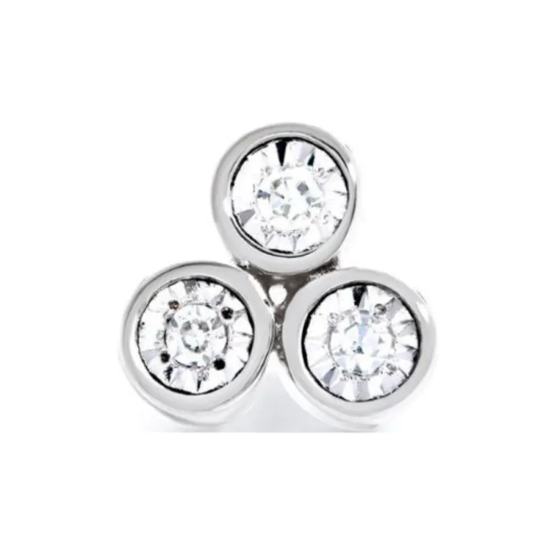 Monica Vinader 14kt Yellow Gold Labret Diamond Single Earring-1