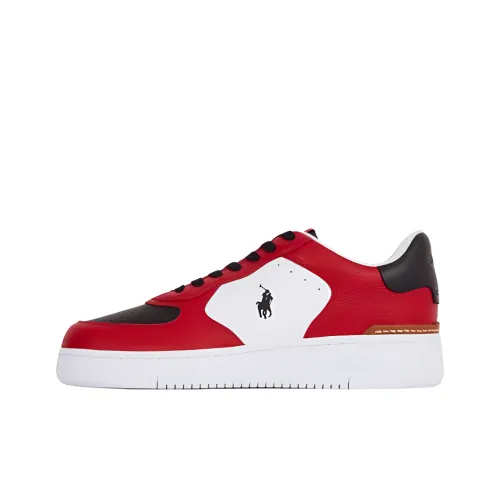 Polo Ralph Lauren Low-Top Skateboard Shoes Unisex Red