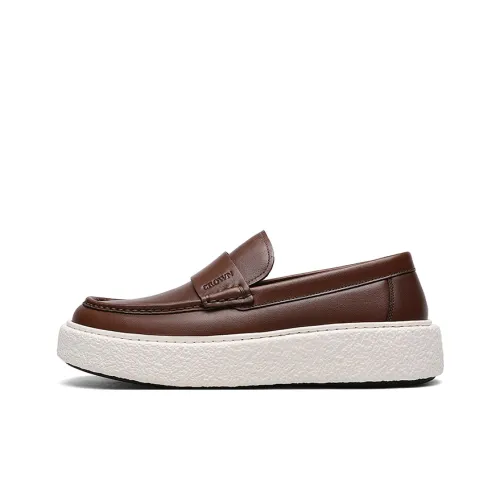 CROWN Loafers Men Dark Brown