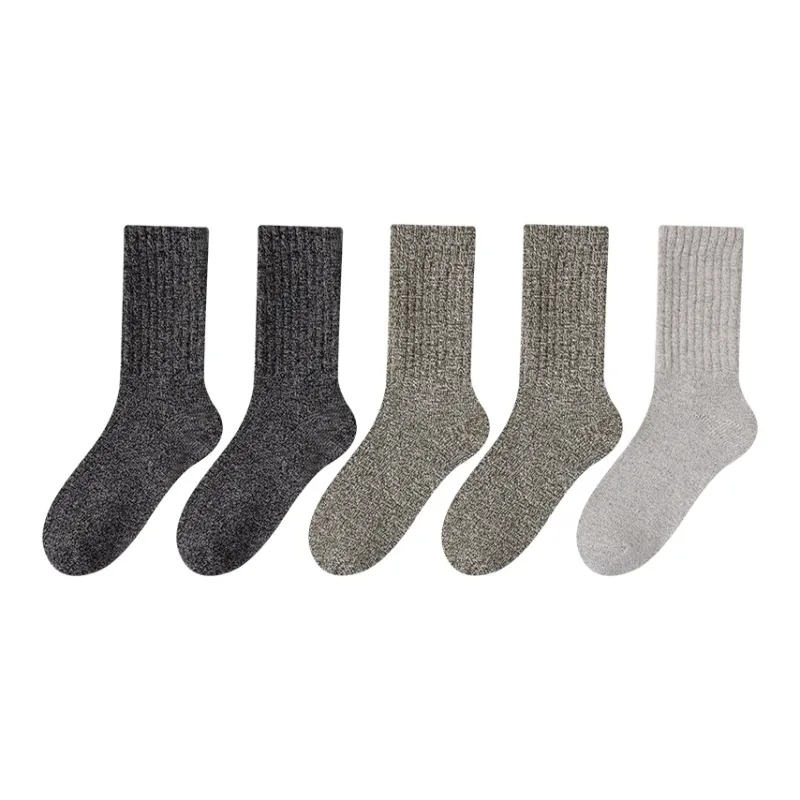 MIIOW Mid Calf Socks Men's 5 Pack-23