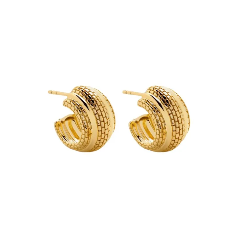 Monica Vinader Small Heirloom Hoop Earrings-1