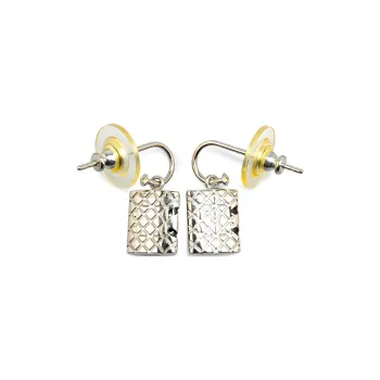 CHANEL 2005 Cambon Ligne Pushback Costume Earrings