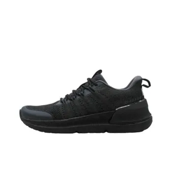 FREE TIE Breathable And Lightweight Low Top Running Shoes Men's Black