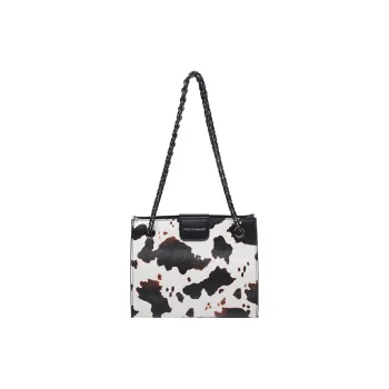 Yalu PU Shoulder Bag Regular Women's Black Yellow/Coffee/White