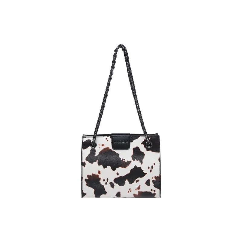 Yalu PU Shoulder Bag Regular Women's Black/Yellow/Coffee/White-0