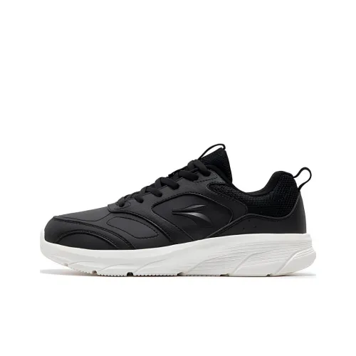 361° Non slip Lightweight Low Top Running Shoes Women's Black White