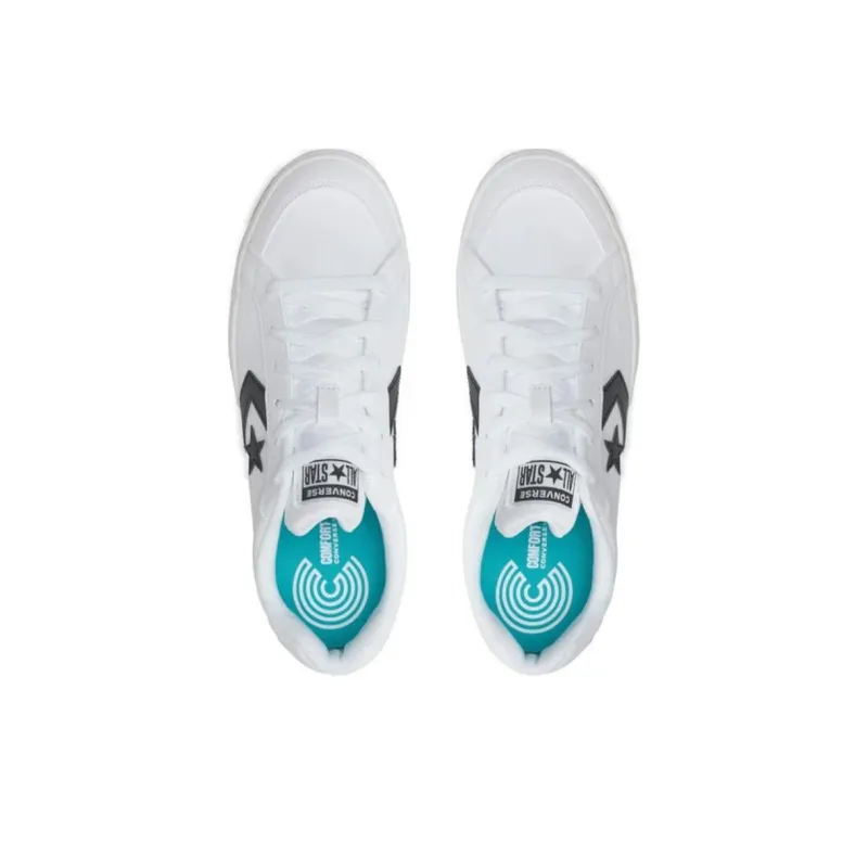 Converse Pro Blaze V2 Anti Slip Wear Resistant Low Top Skateboard Shoes Unisex White-3