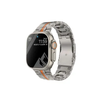 PULAISI Apple Compatibility Watch Band Titanium Alloy Material