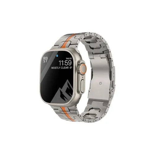 PULAISI Apple Compatibility Watch Band Titanium Alloy Material