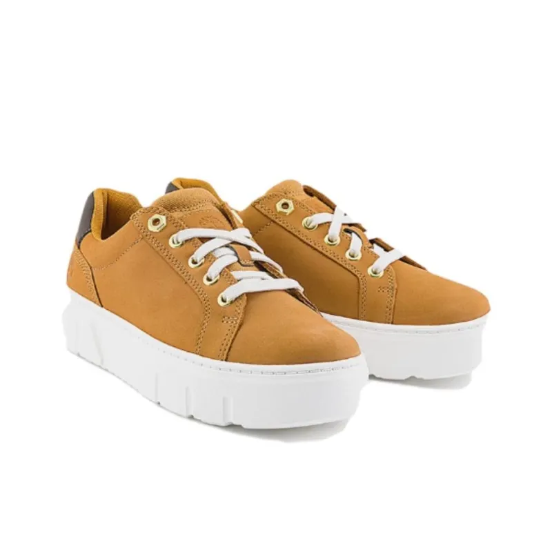 Timberland Laurel Court Low Lace Up Sneaker 'Wheat Canvas' Women's-2