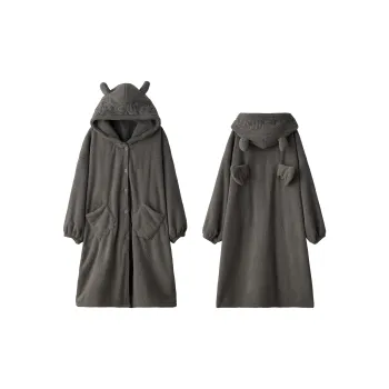 Jovini Bath Robes Women's Dark Gray