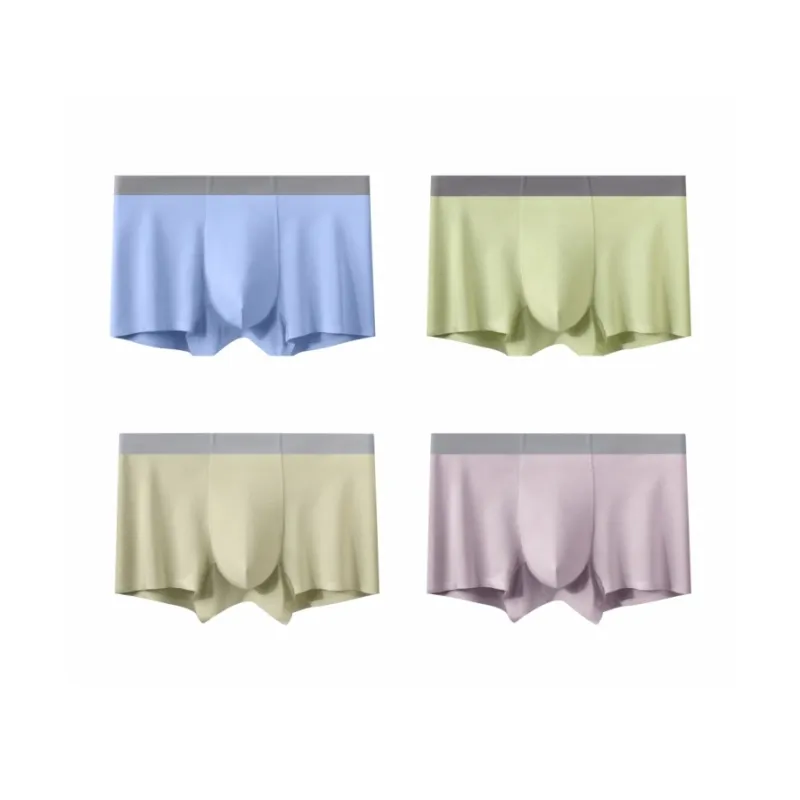 Qiao Ni Tong Underpants Men's 4 Pack-4