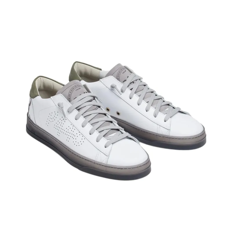 P448 Jack Moss Low-Top Skateboard Shoes Unisex White-1