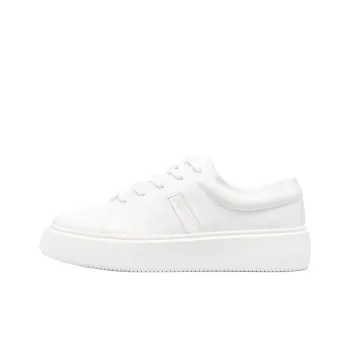 GANNI Court Low Top Skateboard Shoes Women's White