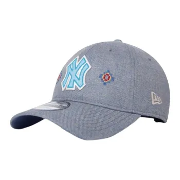 New Era Polyester, Viscose, Acrylic, Polyester, Cotton Baseball Caps Unisex Denim Blue