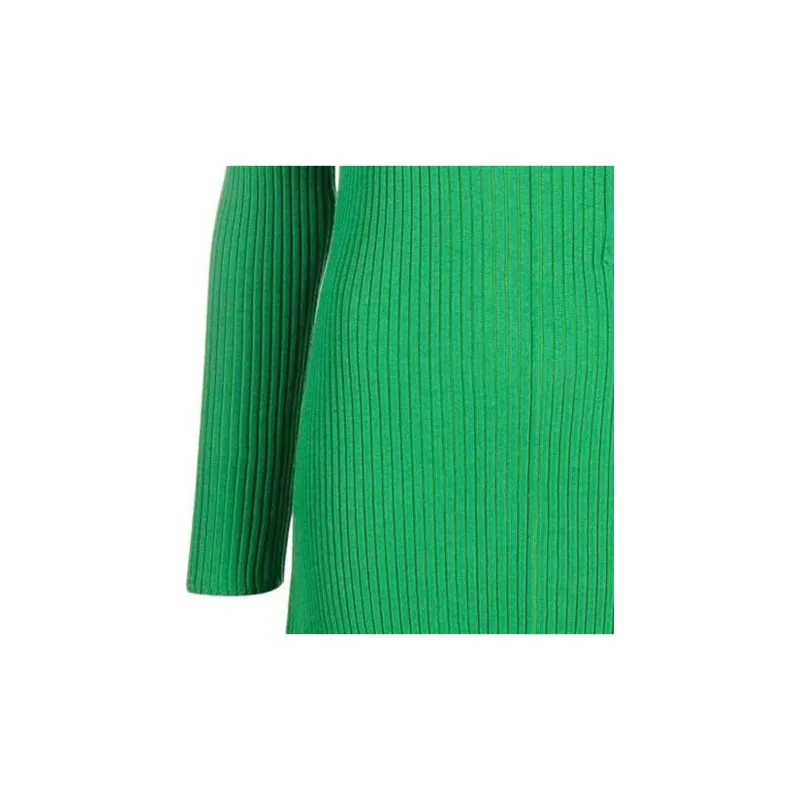 KENZO Long-Sleeved Dresses Women's Green-4