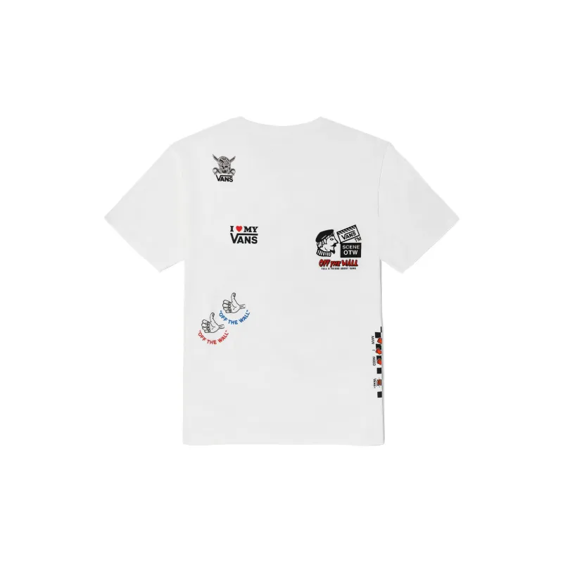 Vans OFF THE WALLTEE SS T-Shirt Unisex White-1