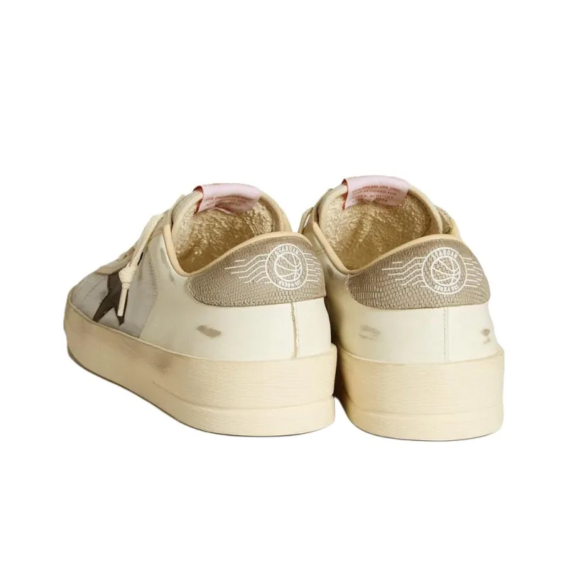 Golden Goose Stardan Low Top Skateboard Shoes Men's White-3