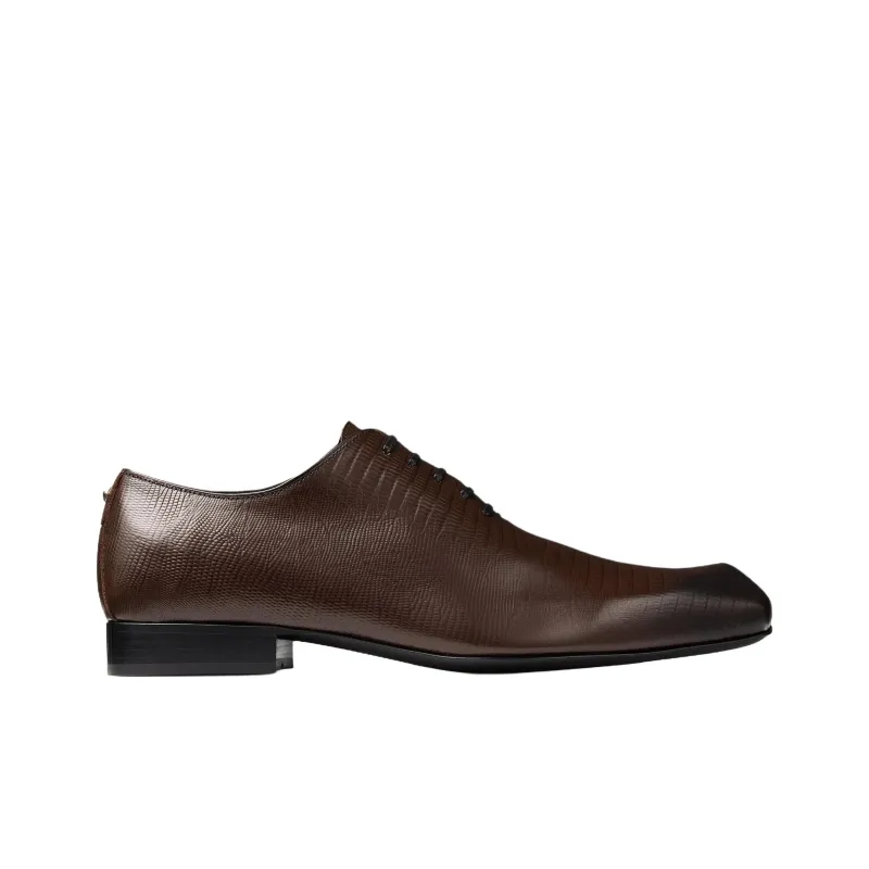 Jimmy Choo Prism Diamond Dress Shoes Men's Brown-1