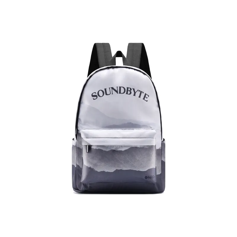 Soundbyte Polyester Students Backpack Regular Unisex White-4