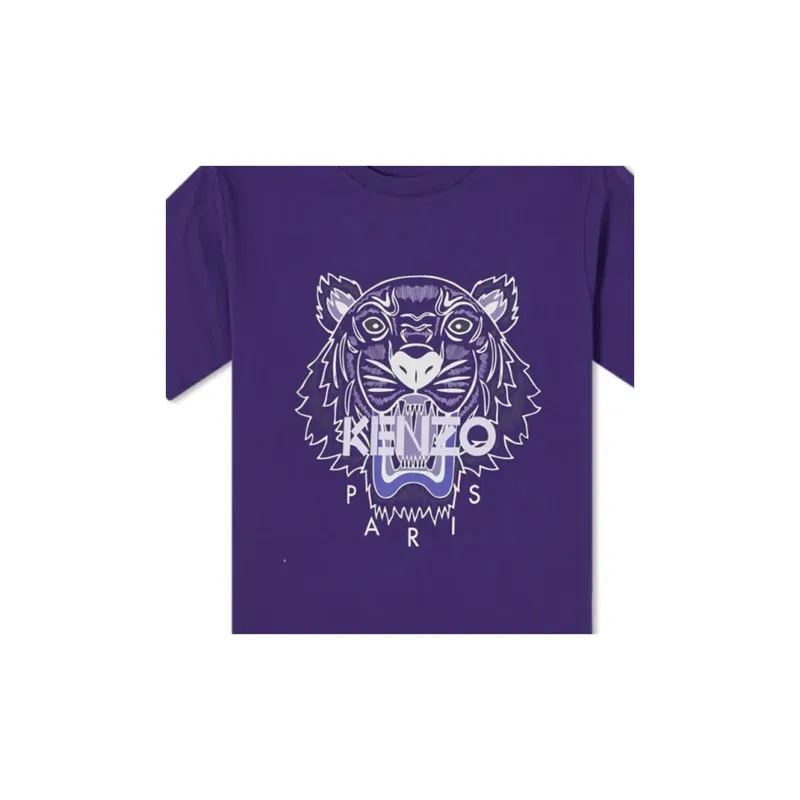 KENZO T-Shirts Men Eggplant Purple-2