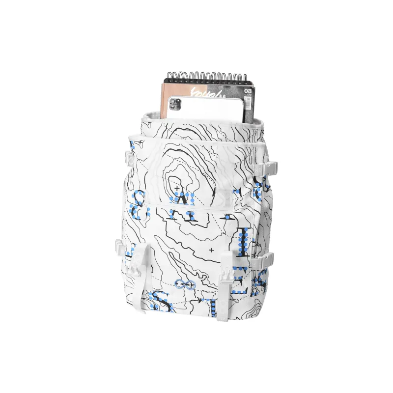 8atheist Polyester Backpack Regular Unisex White-3