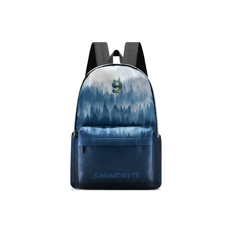 Soundbyte Polyester Students Backpack Regular Unisex White-12