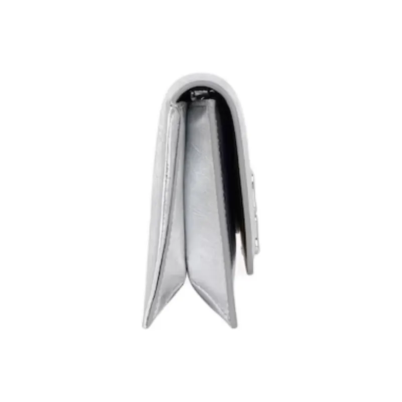 GIVENCHY Calfskin Shoulder Bag Women's Silver-1