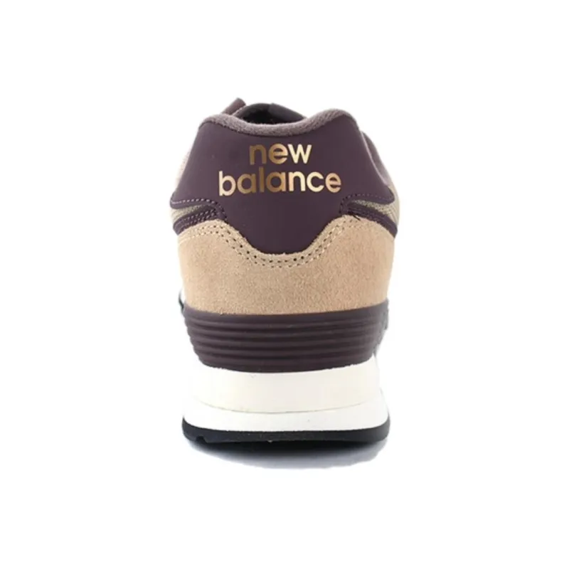 New Balance 574 Sport Shoes Brown 'Khaki Purple'-2