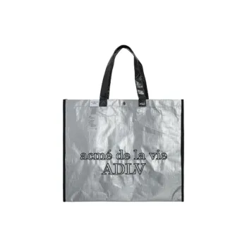 Acme De La Vie/ADLV Polyester Shopping Bag Handbag Regular Unisex Silver