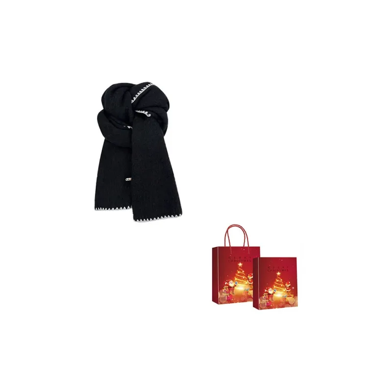 Lanza Knit Scarves Unisex-25
