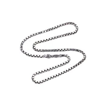 Angel Wishes 925 Sterling Silver Necklace Men's