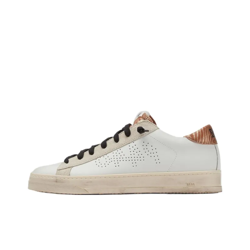 P448 Jack Copper Zebby Low-Top Skateboard Shoes Women's White-0