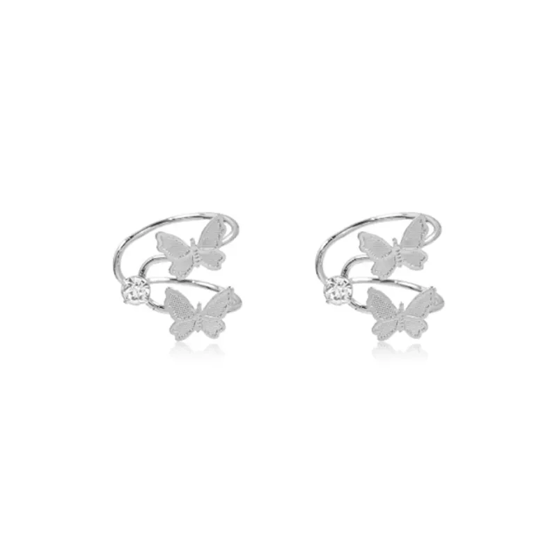 Shang Yinfu Alloy Clip On Earrings Women's-0