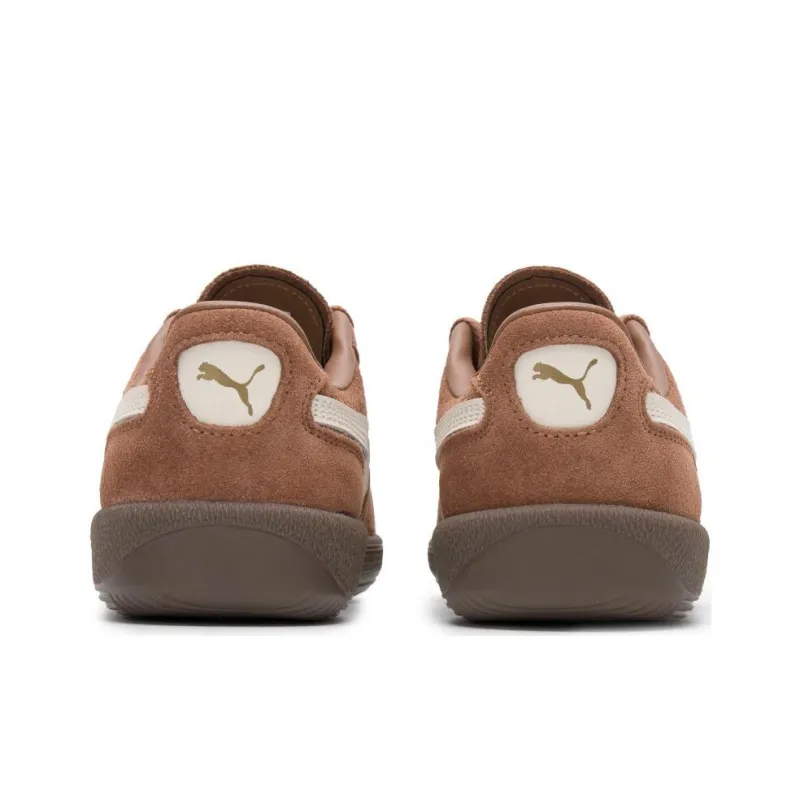 PUMA Palermo Anti Slip Wear Resistant Low Top Skateboard Shoes Unisex Brown-2
