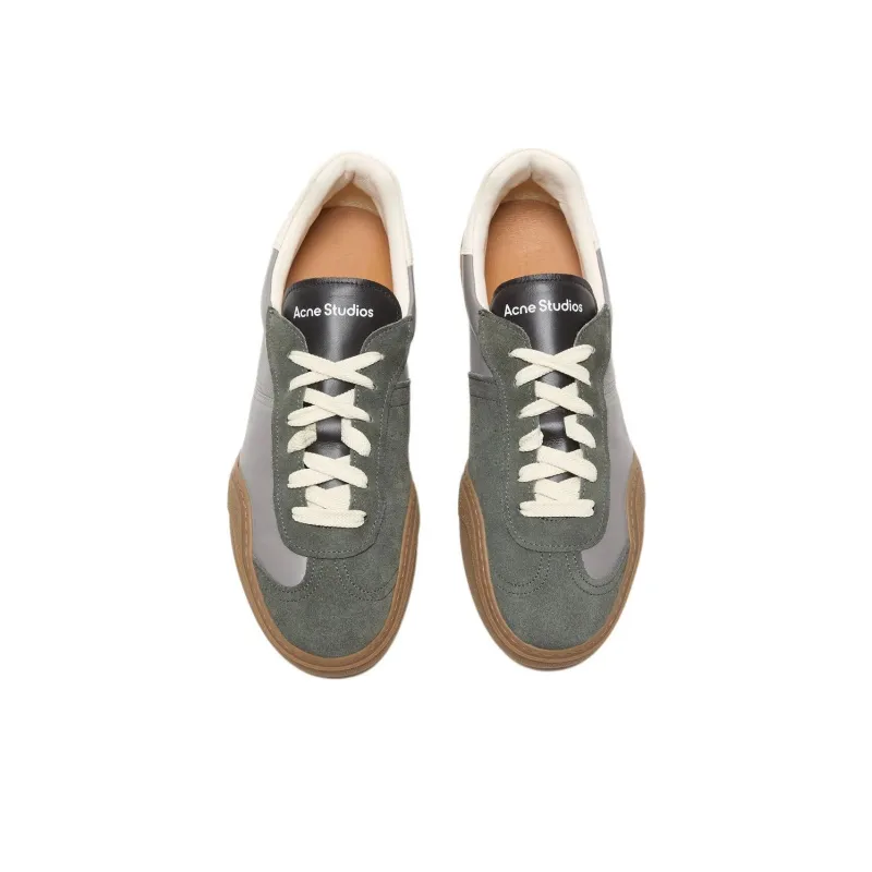 Acne Studios Low Top Skateboard Shoes Men's Green-3