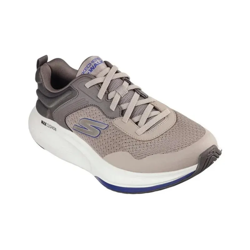 Skechers MEN'S GO WALK Anti Slip Wear Resistant Low Top Casual Shoes Men's Taupe-1