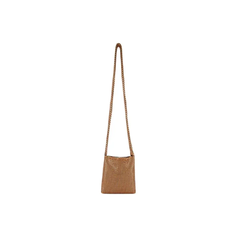 Paco Rabanne Aluminum, Metal Shoulder Bag Women's Copper-0