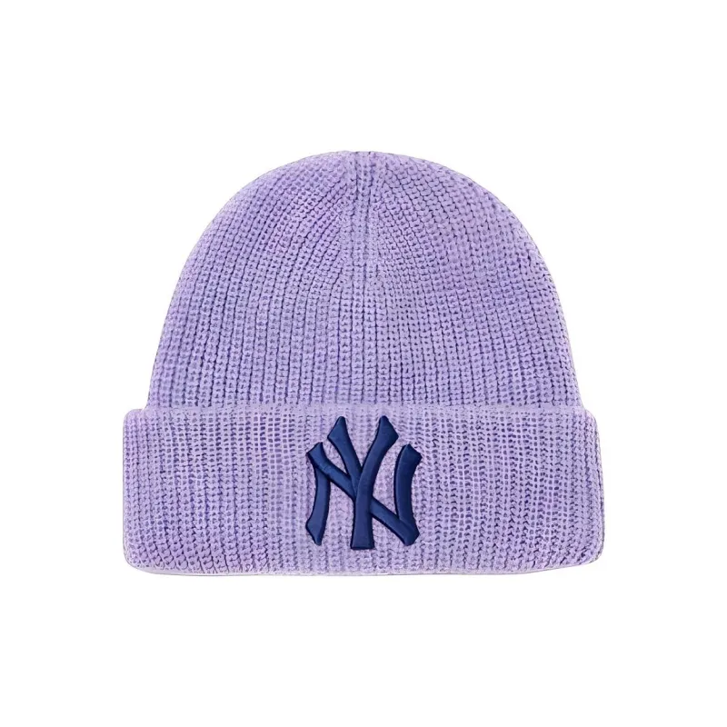 MLB Acrylic Beanies Unisex Lavender Purple-0