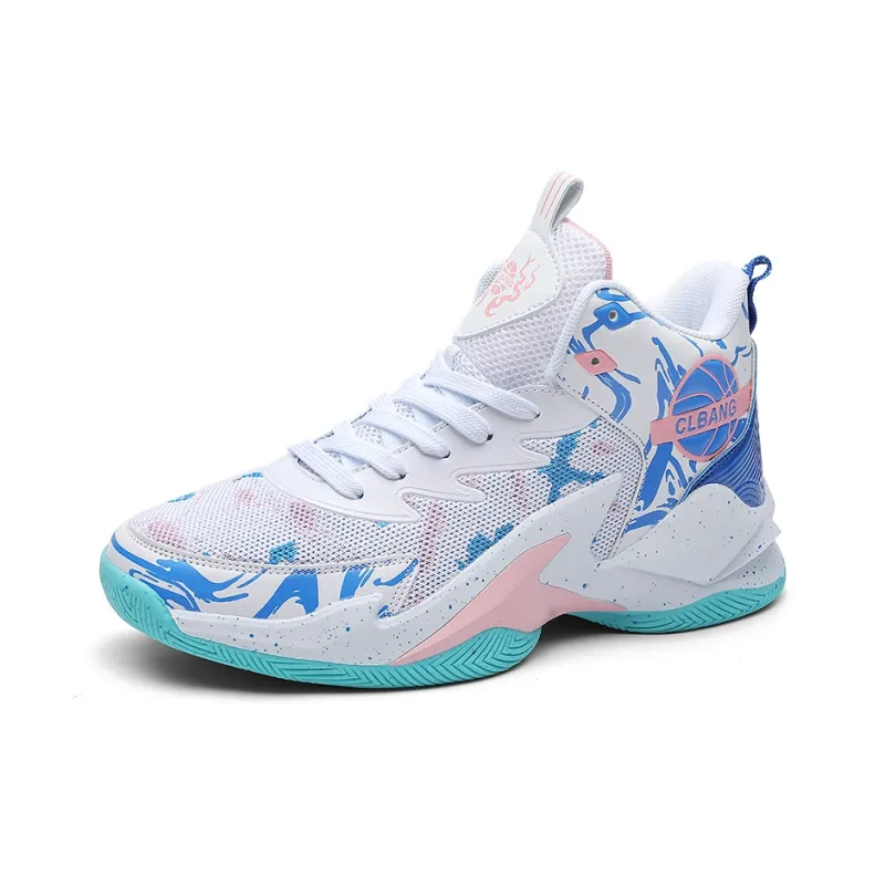 SOURCE Cushioning Abrasion Resistant Lightweight High Top Basketball Shoes Unisex-2