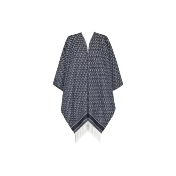 DIOR Oblique Cashmere Poncho
