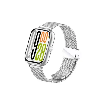 Mr. Strap Red Beige Compatibility Watch Band Stainless Steel Material