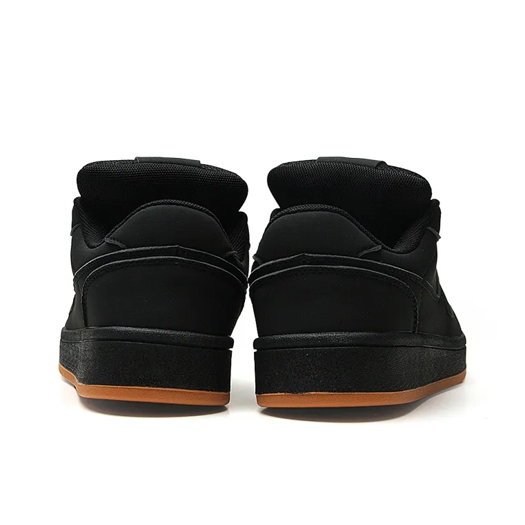 STUR YSN Wear resistant And Lightweight Low Top Skateboard Shoes Women's Black-4