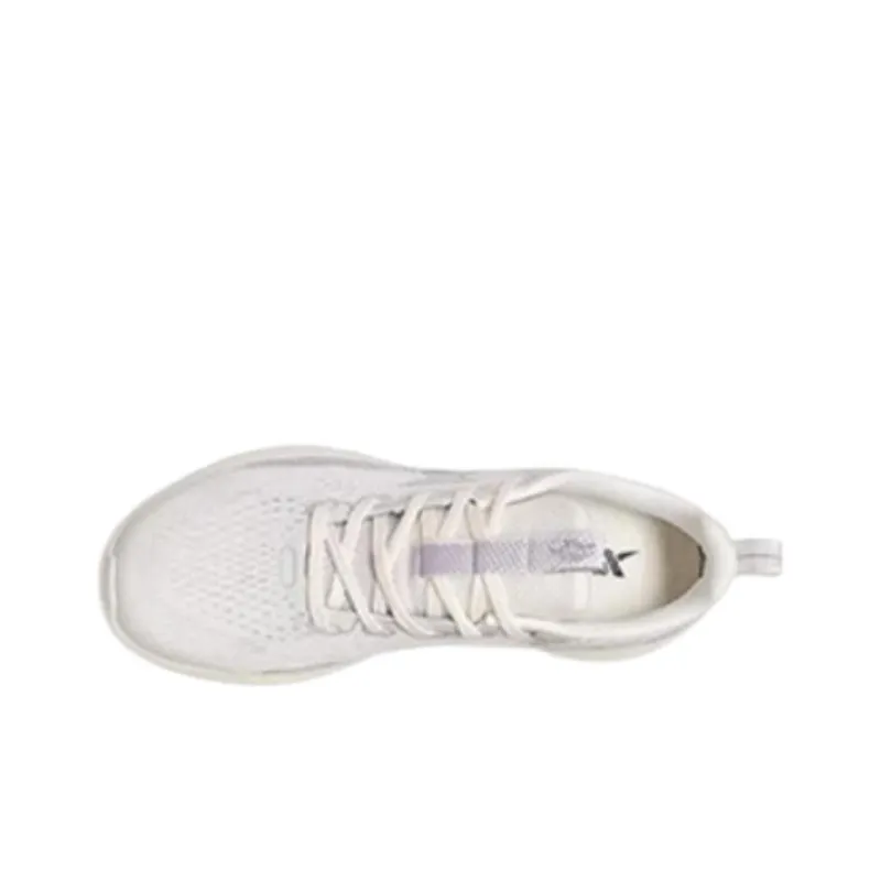 XTEP Cushioning Anti Slip And Wear Resistant Low Top Running Shoes Men's White Gray-4