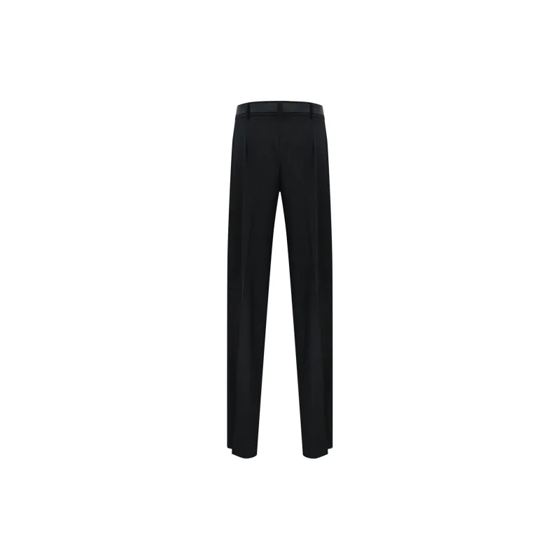 MaxMara Studio Casual Pants Women's Black-1