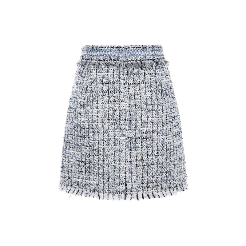 MASFER.SU Casual Short Skirts Women's Silver-1